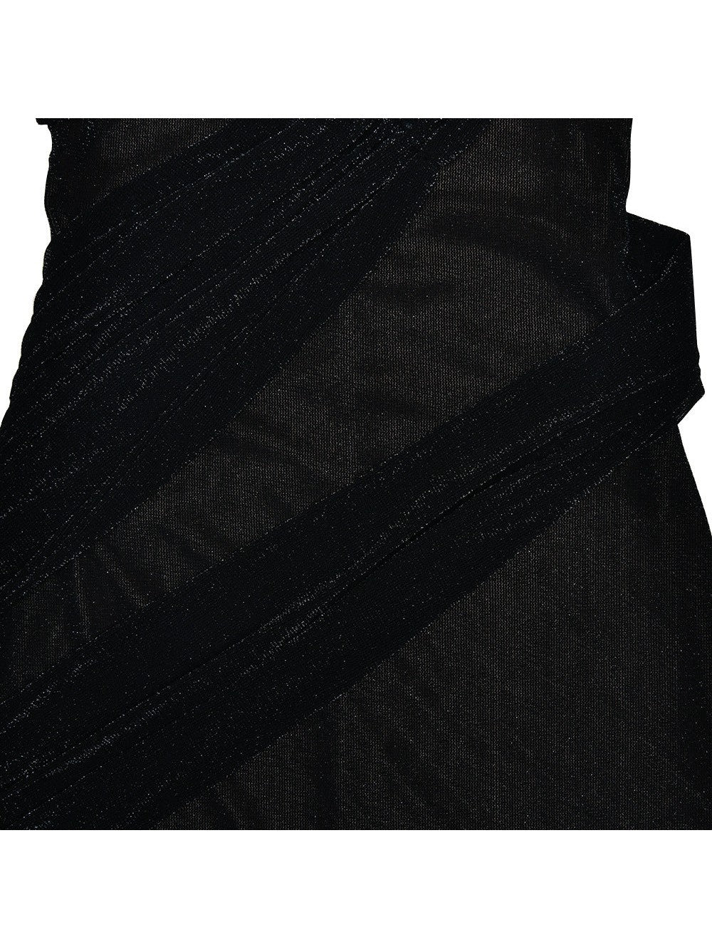 One Shoulder Shimmer Mesh Backless Dress