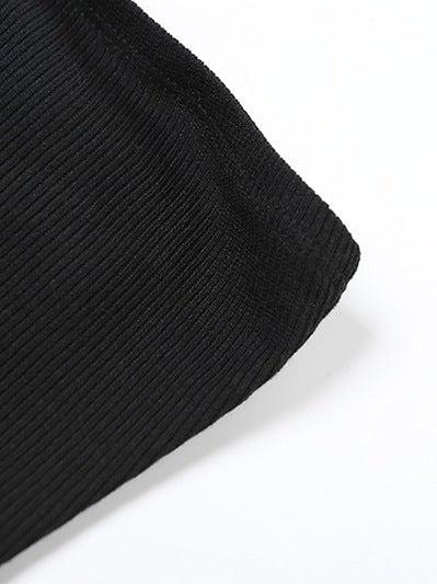 Off Neck Tube Ruffles Sheath Short Dress