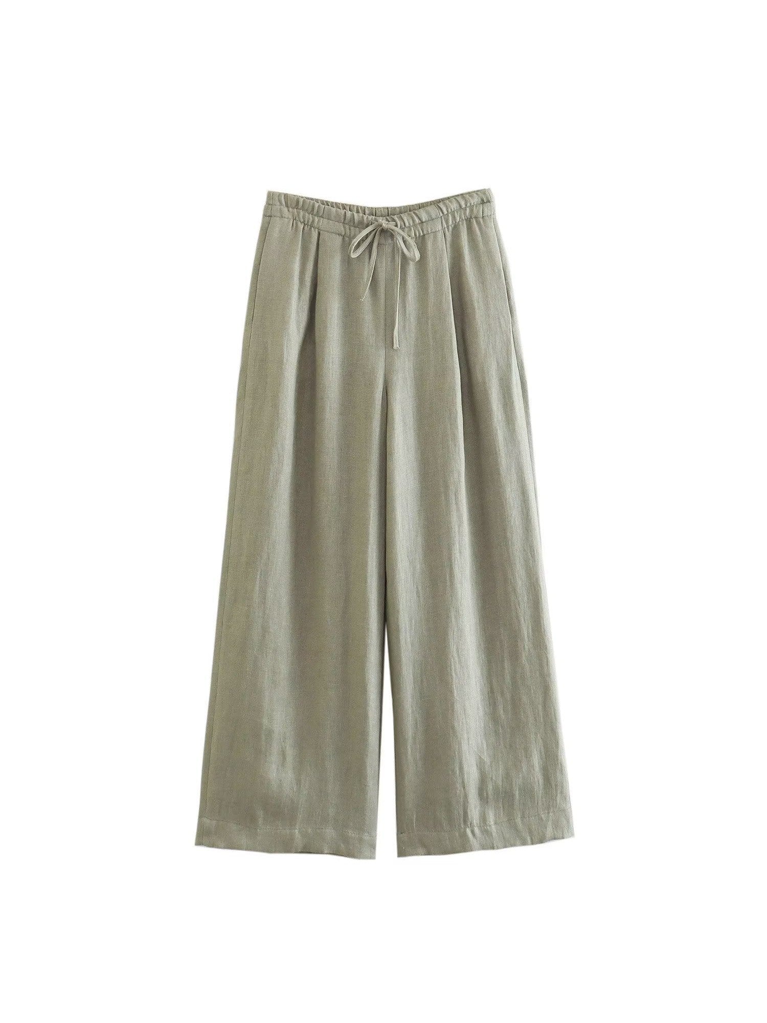 Mint Green Waist Coat Vest & Pants Coord Set with Belt