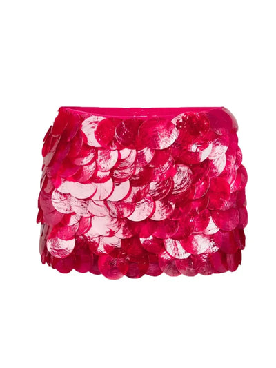 Coin Shell Mini Skirt