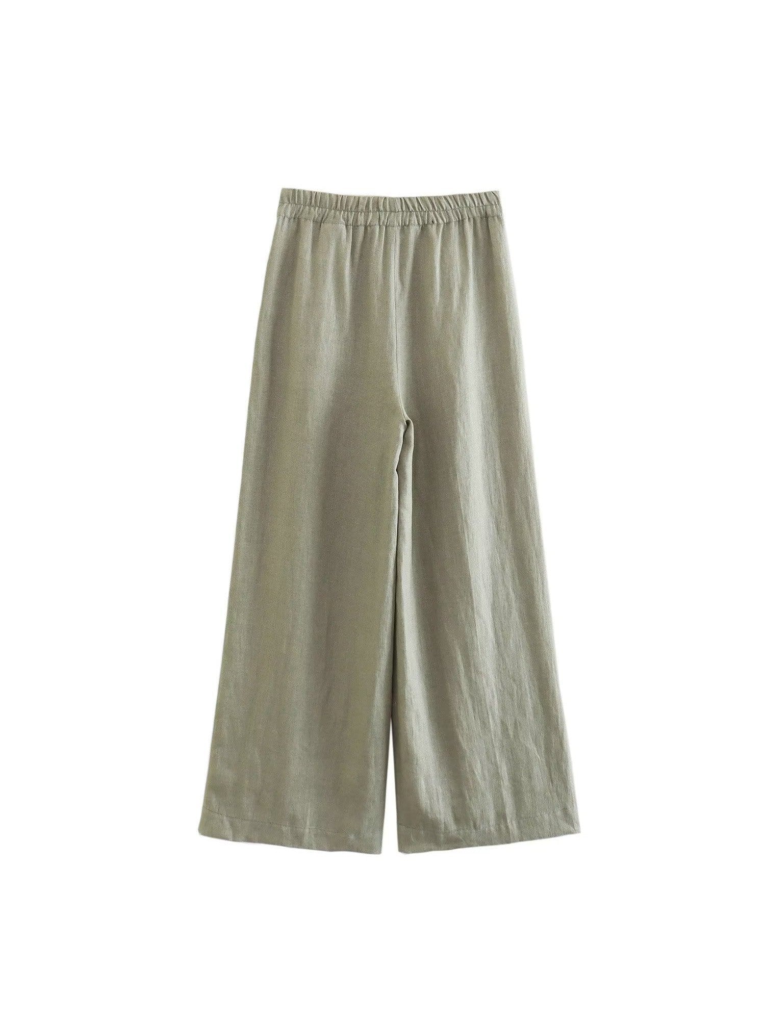 Mint Green Waist Coat Vest & Pants Coord Set with Belt