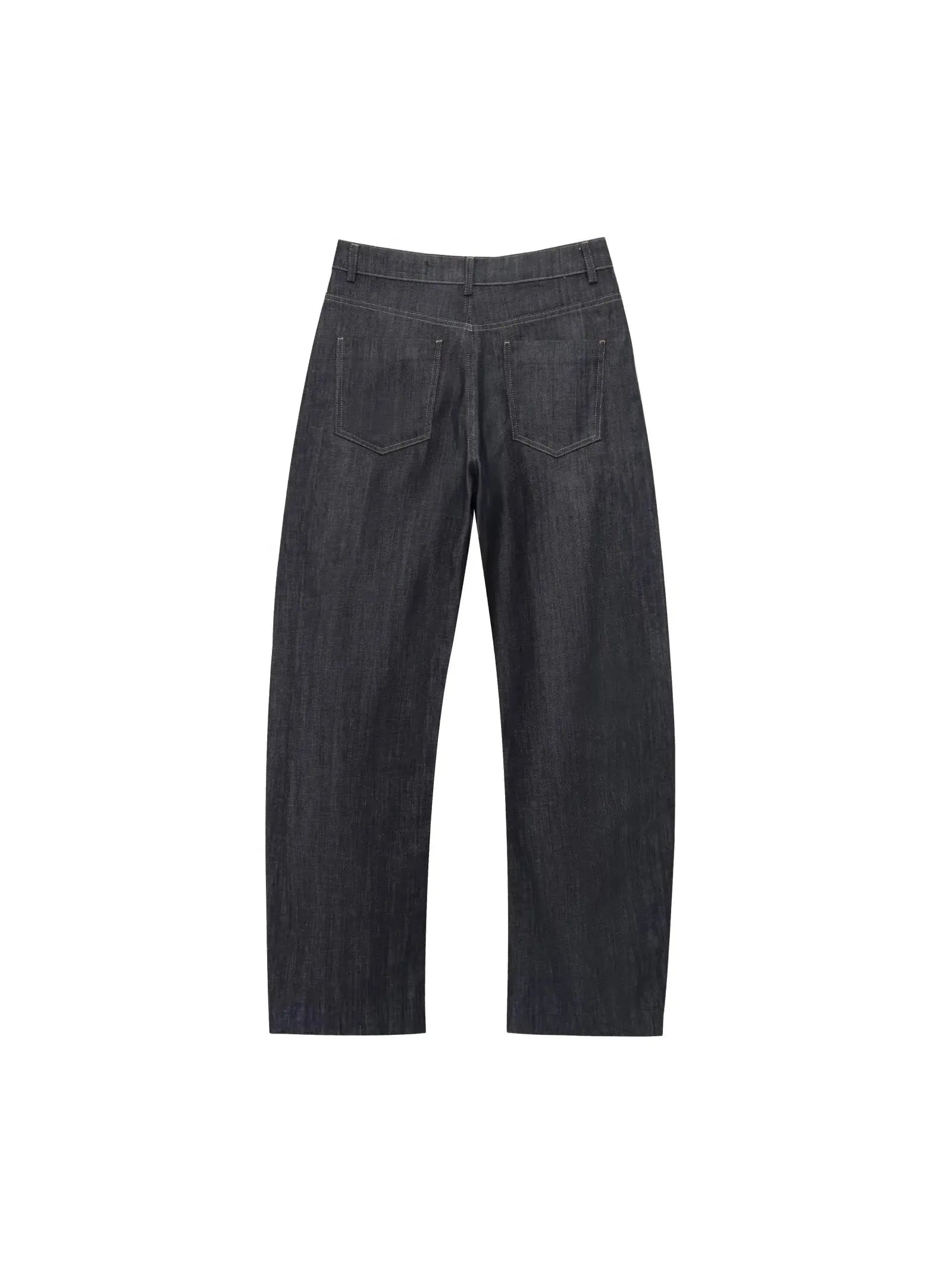 Denim Peplum Tube Top Blazer & Pants Coord Set