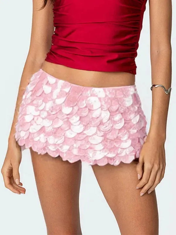 Coin Shell Mini Skirt