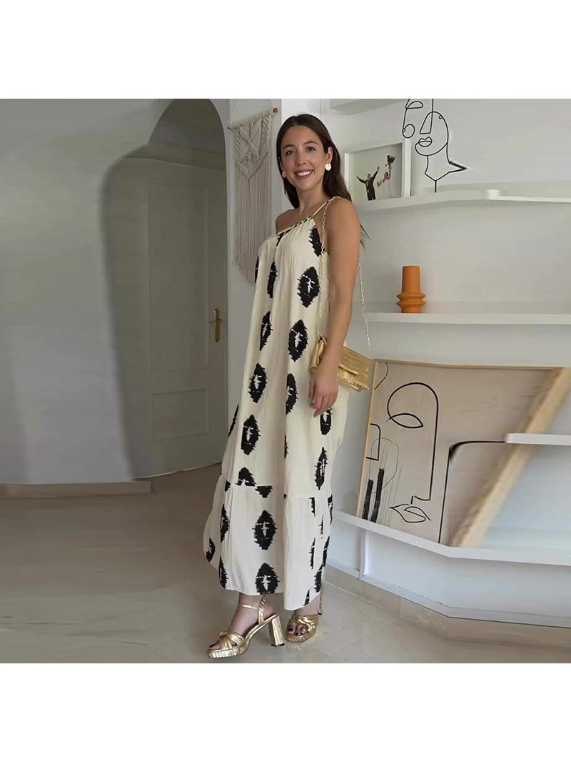 One Shoulder Asymmetric Dress