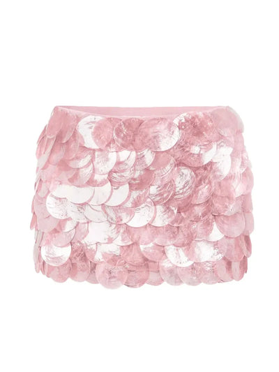 Coin Shell Mini Skirt