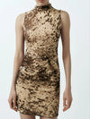 Animal Print Short Mesh Tulle Dress