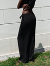 Sleeveless V neck Top & Wrap Pant Coord Set