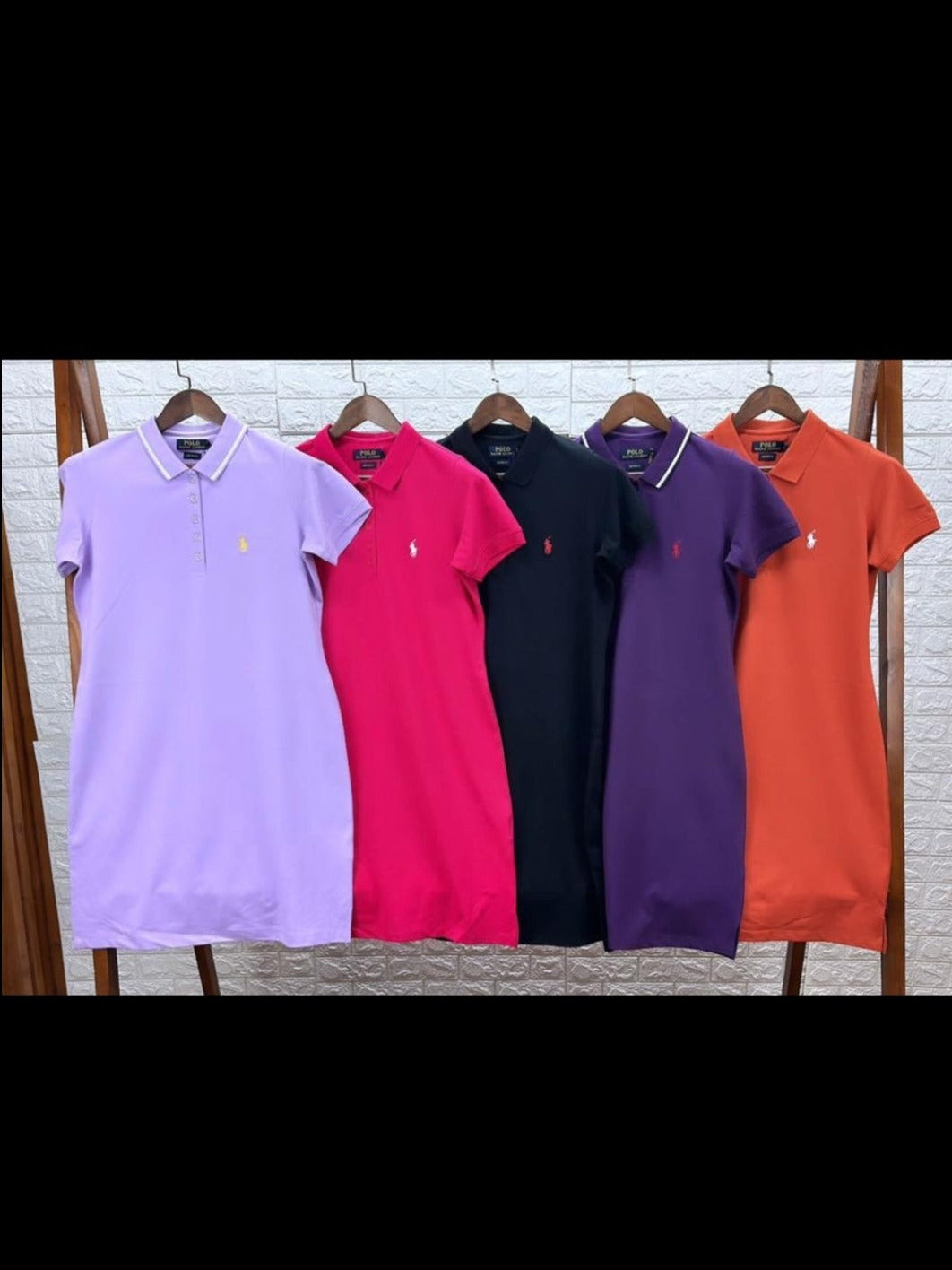 Polo Neck T Shirt Dress