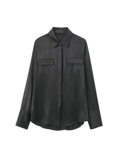 Full Sleeves Satin Shirt