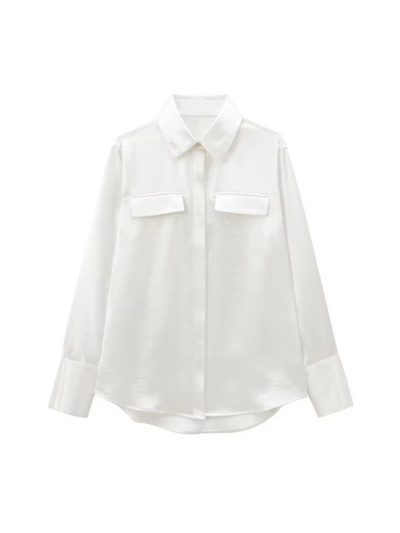 Full Sleeves Satin Shirt