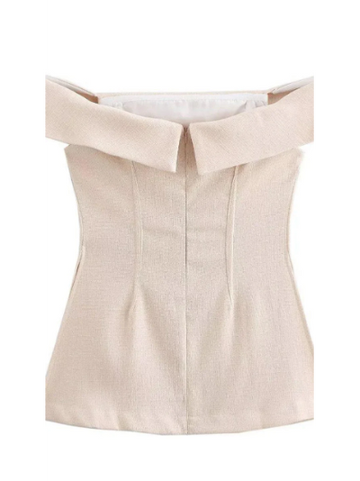 June Allure Strapless Top & Pants Coord Set