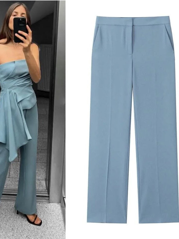 Nona Asymmetric Tube Top & Pant Coord Set