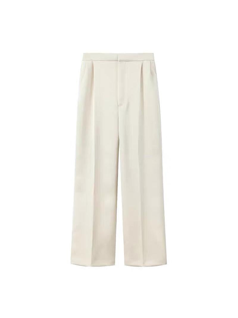 Crop Blazer & Wide Leg Pants Coord Set