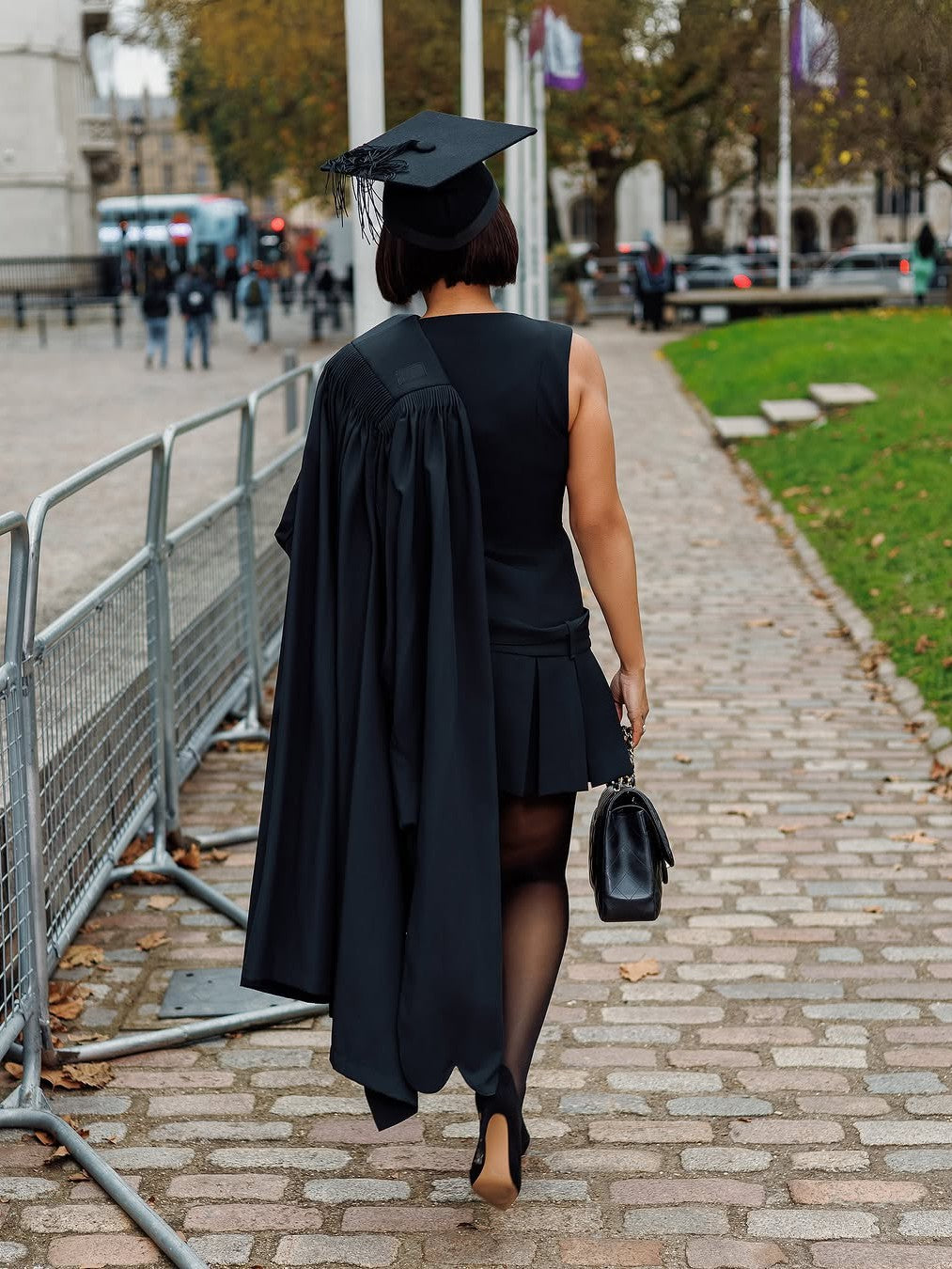 Pleated A-line Short Dress With Belt