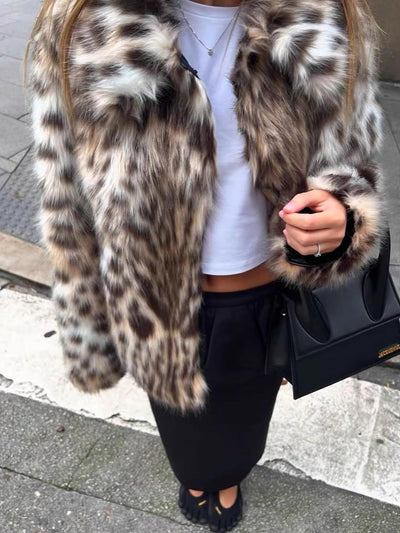 Faux Fur Woolen Jacket