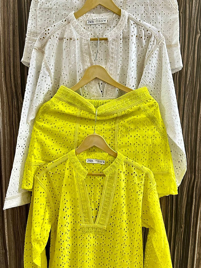 Chikan Top & Shorts Coord Set