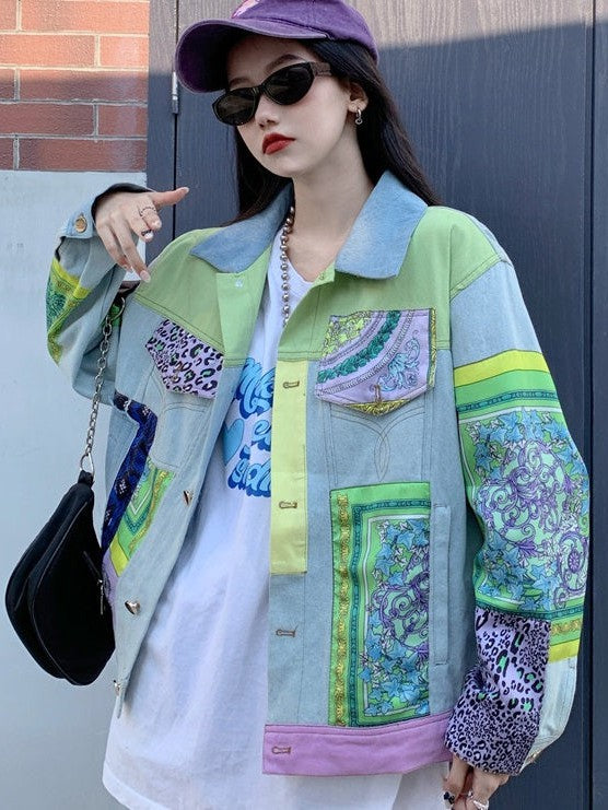 Patchwork Denim Jacket