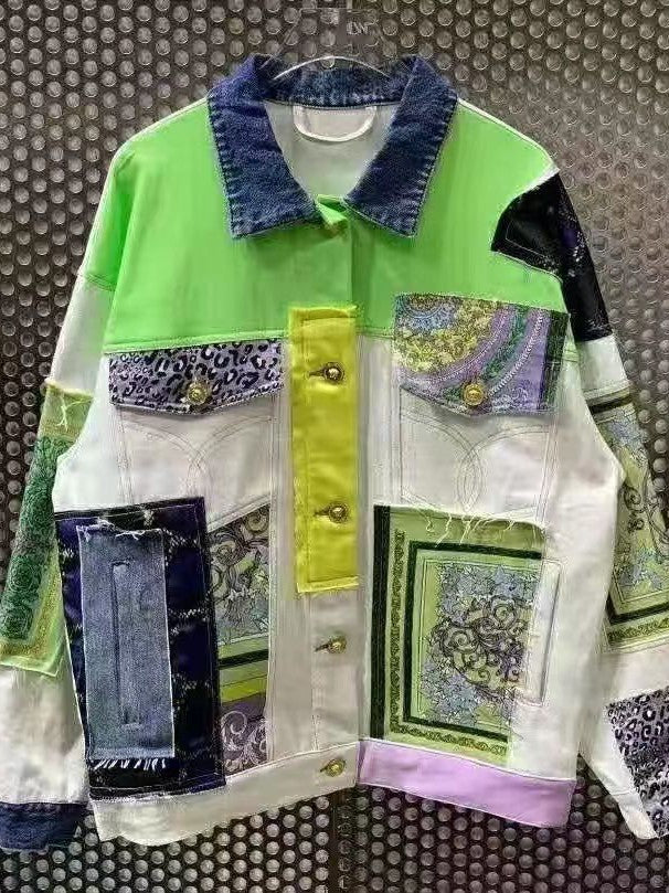 Patchwork Denim Jacket