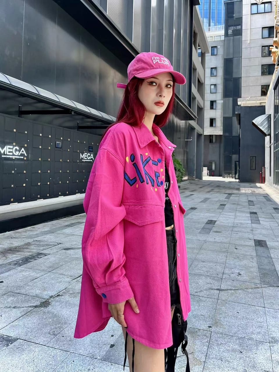 Denim Jacket Letter Print