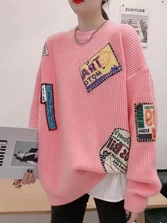 Knitwear Sweater Pullover Tops Oversize Fit