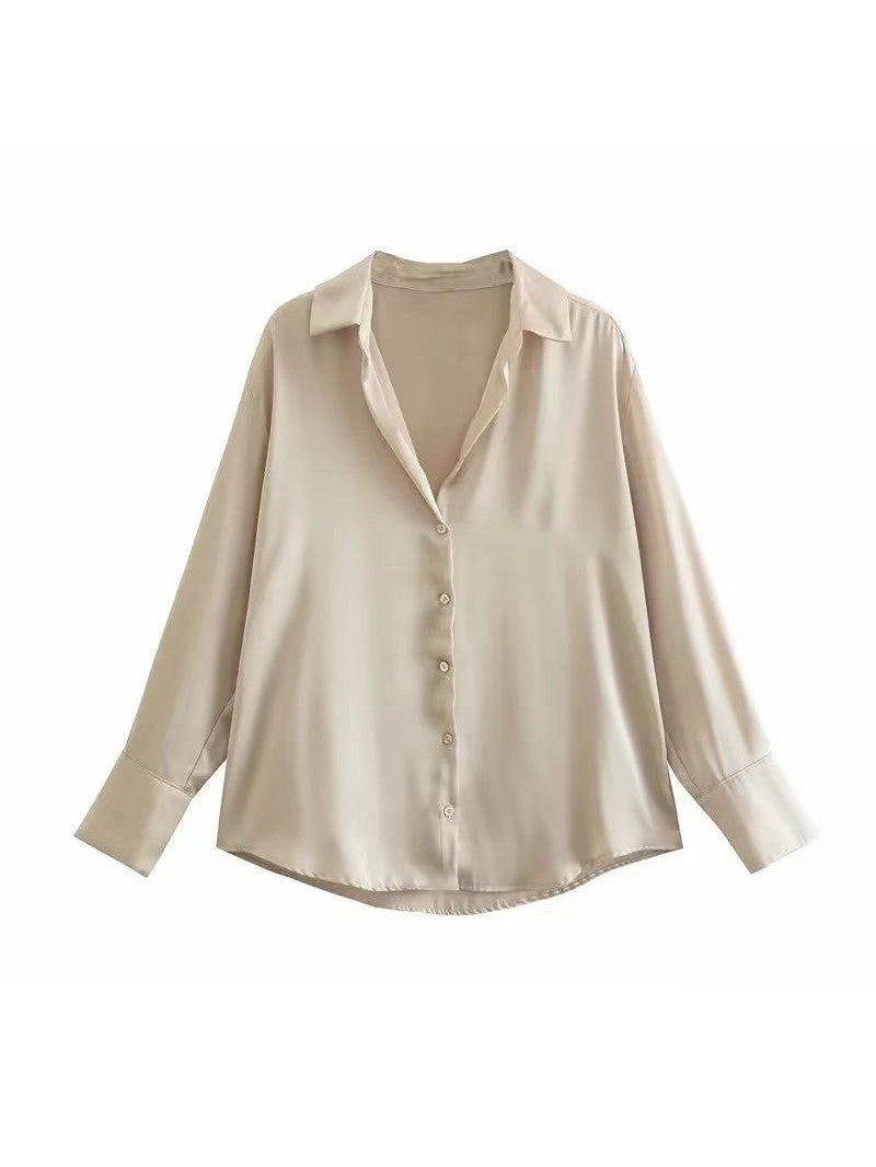Satin Shirt Plain