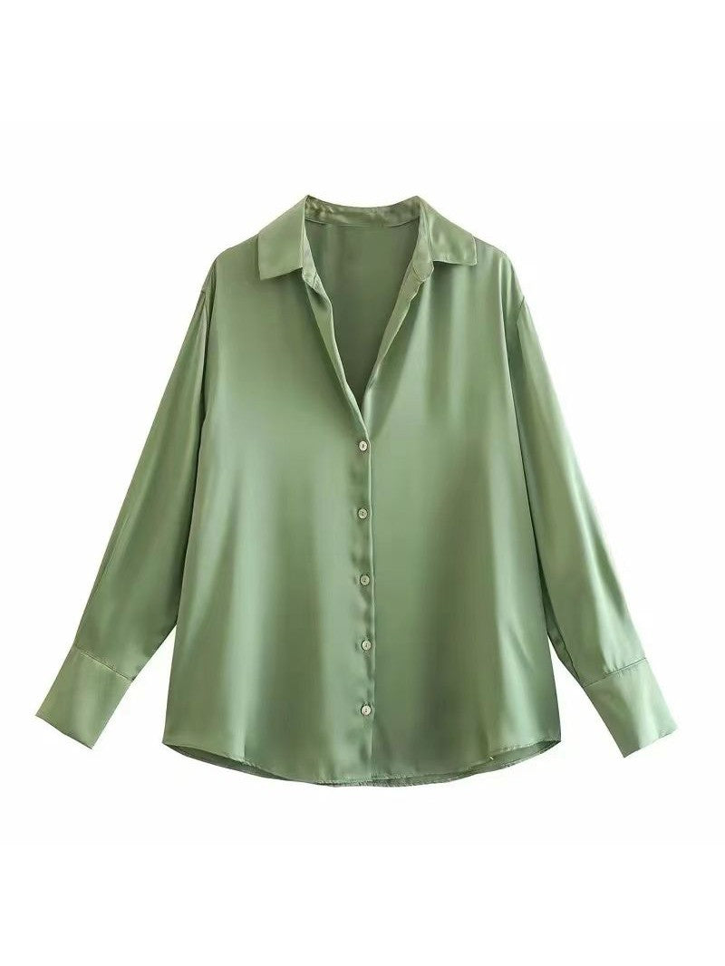 Satin Shirt Plain