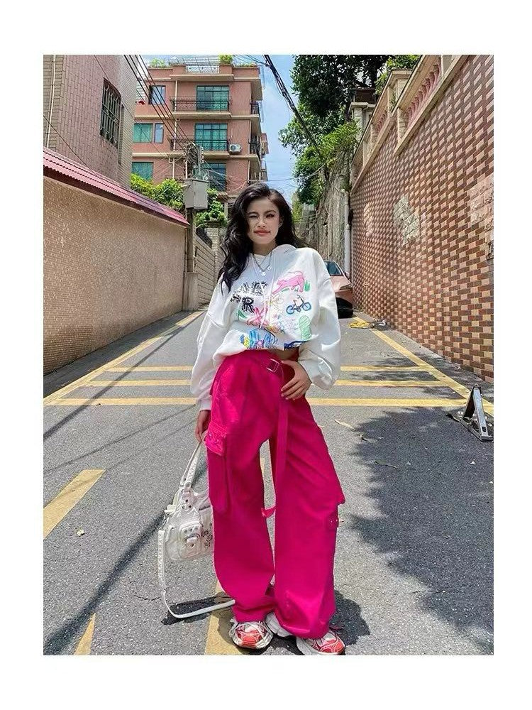 Cargo Studded Denim Pants