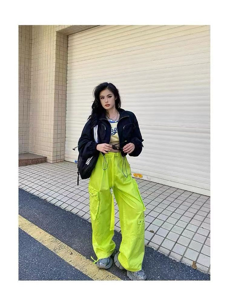 Cargo Studded Denim Pants