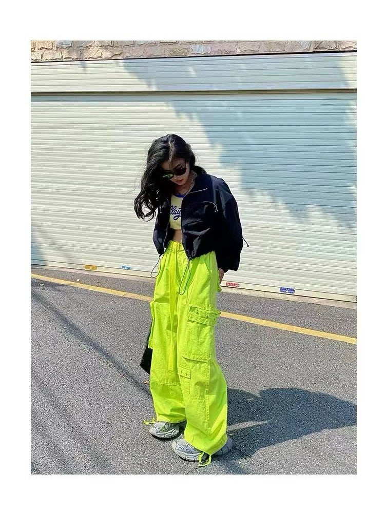 Cargo Studded Denim Pants