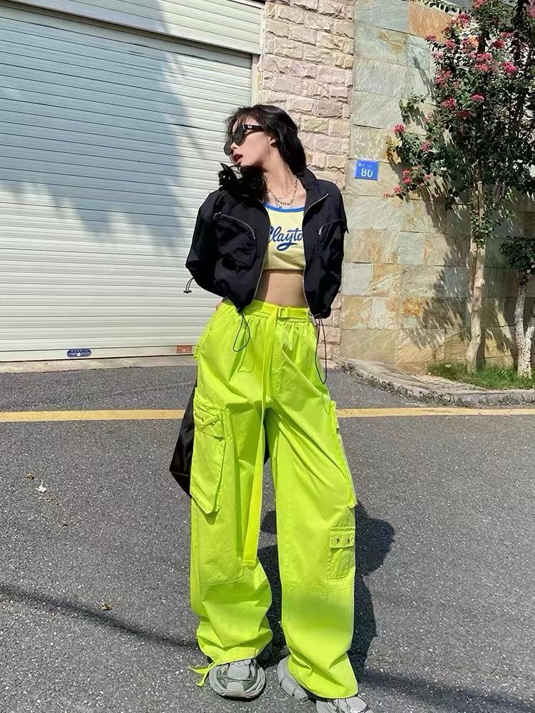 Cargo Studded Denim Pants