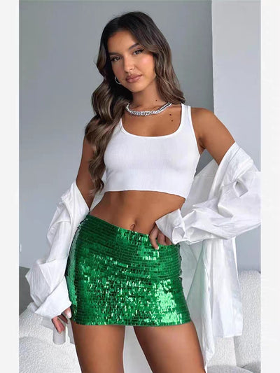 Sequins Tassel Skirt