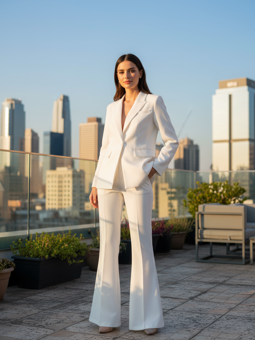 Long Blazer & Pant Coord Set