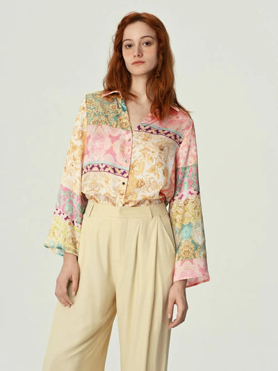 Floral Print Short Shirt