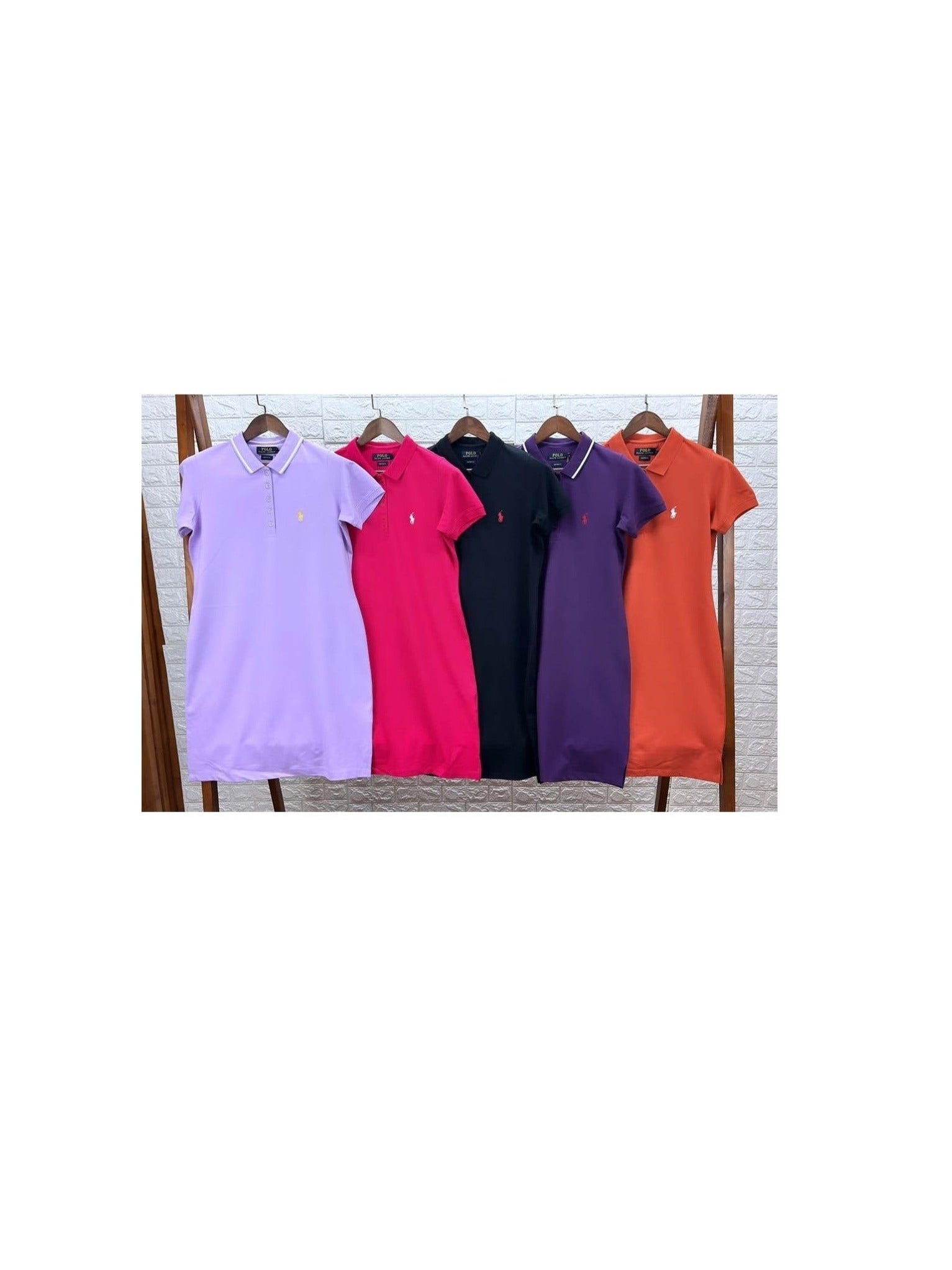 Polo Neck T Shirt Dress