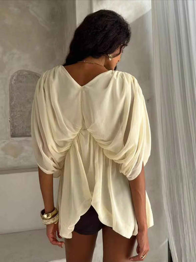 Cloud Nine Ruffle Top