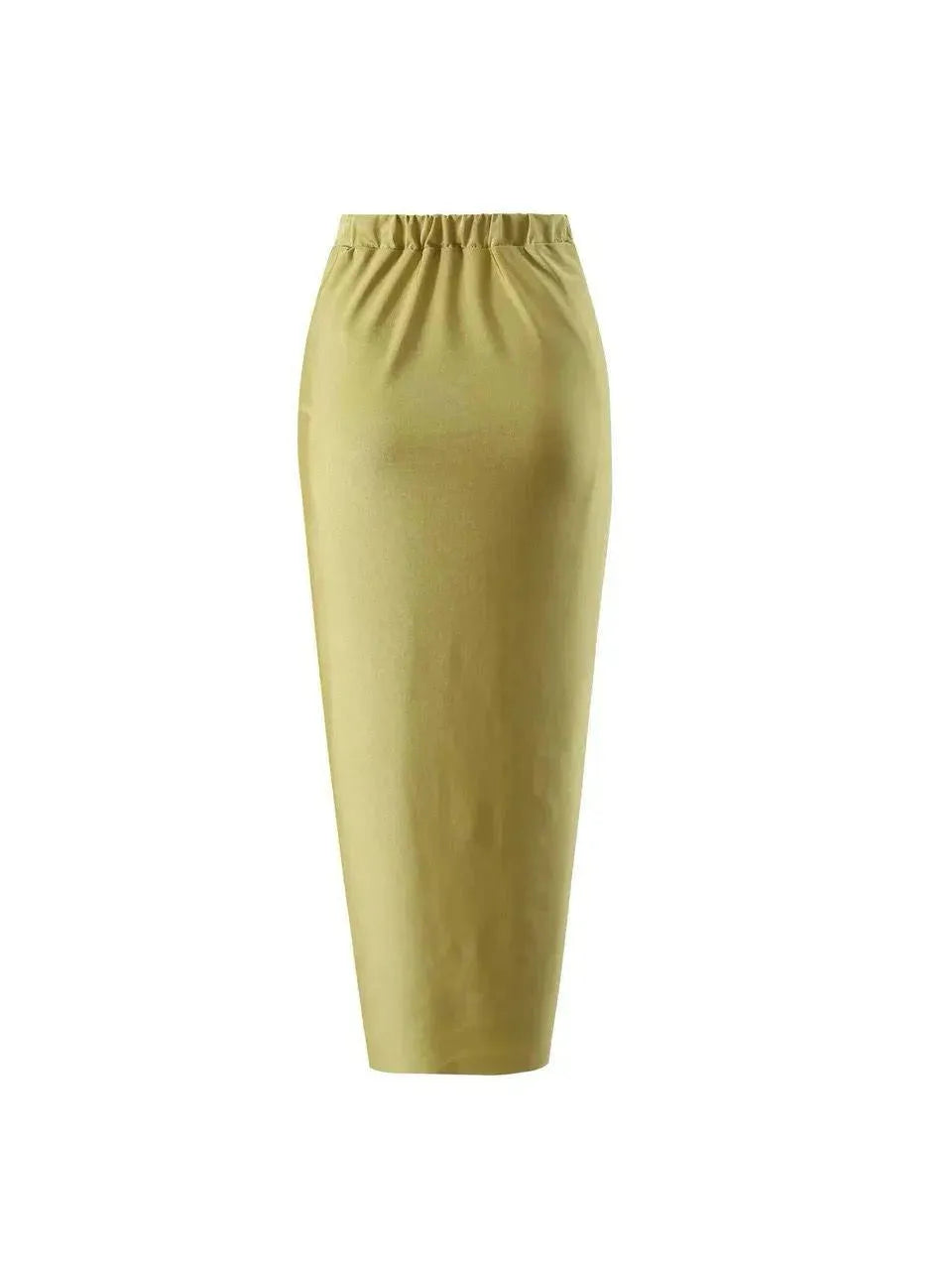 Golden 3 Piece Luxe Swimsuit With Sarong Skirt