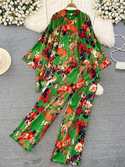 Kaftan Top & Pants Coord Set