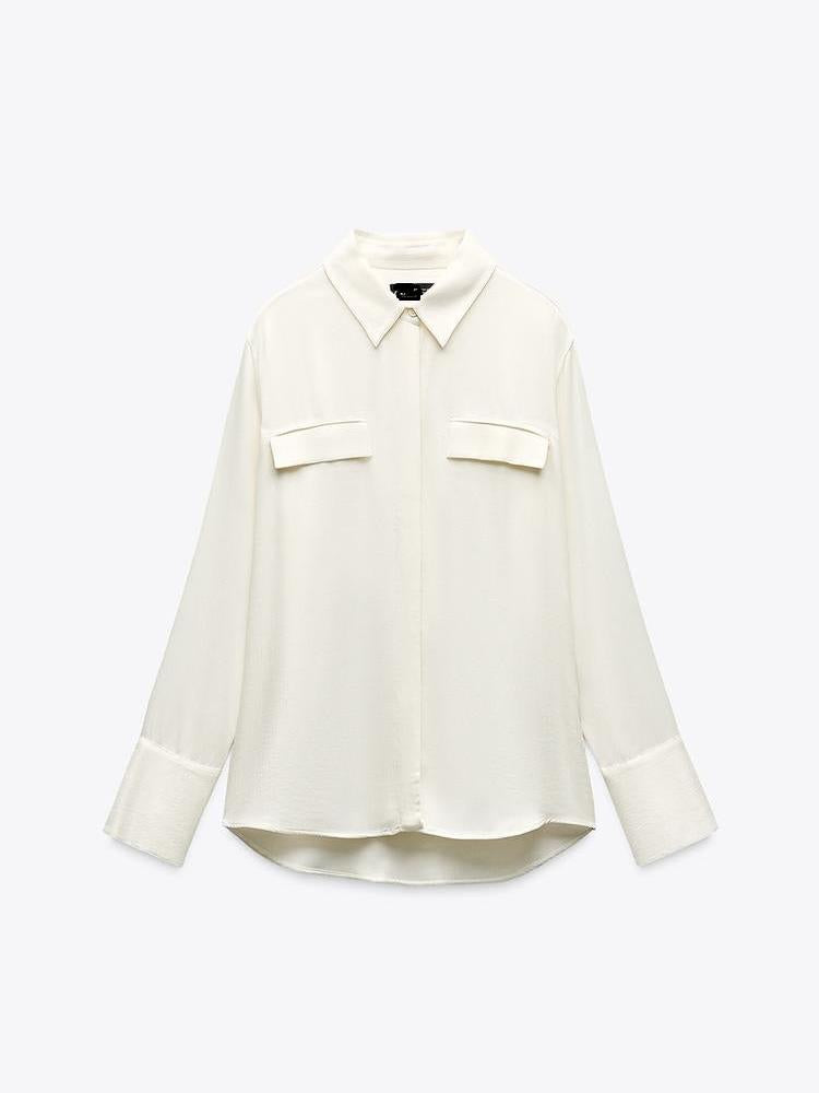 Full Sleeves Satin Shirt