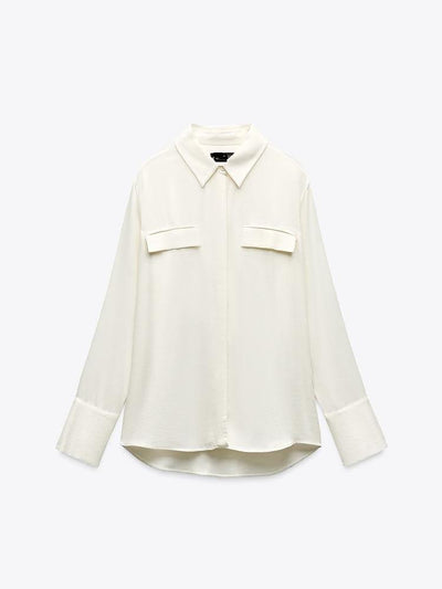 Full Sleeves Satin Shirt