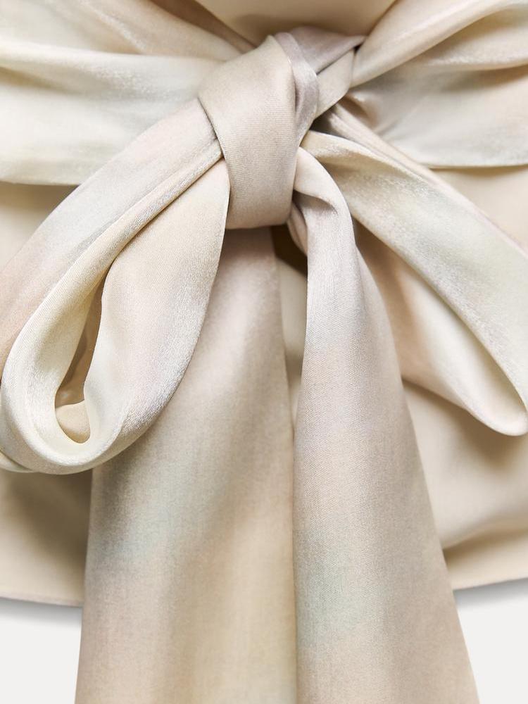 Livia Halterneck Backless Tied Top