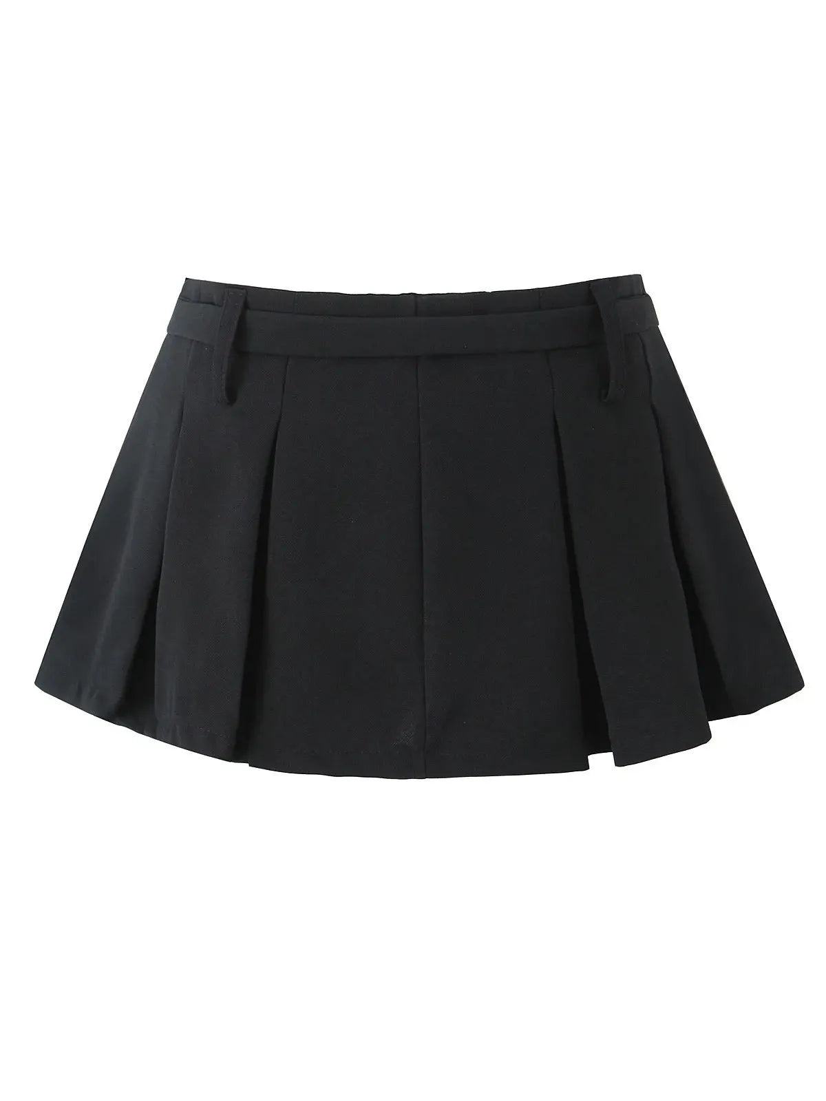 Belted Boning Corset Tube Top & Flare Skirt Coord Set with belt