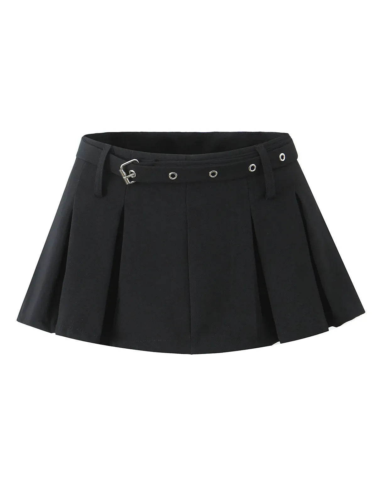 Belted Boning Corset Tube Top & Flare Skirt Coord Set with belt