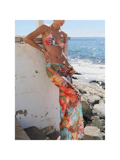 Tropical Wild Bloom Bikini Set
