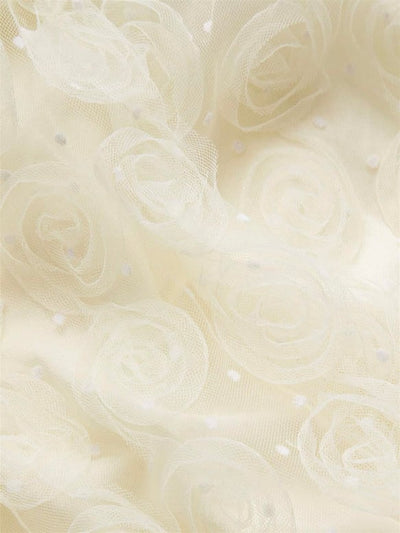 Rebecca Backless Applique Tied Short Dress