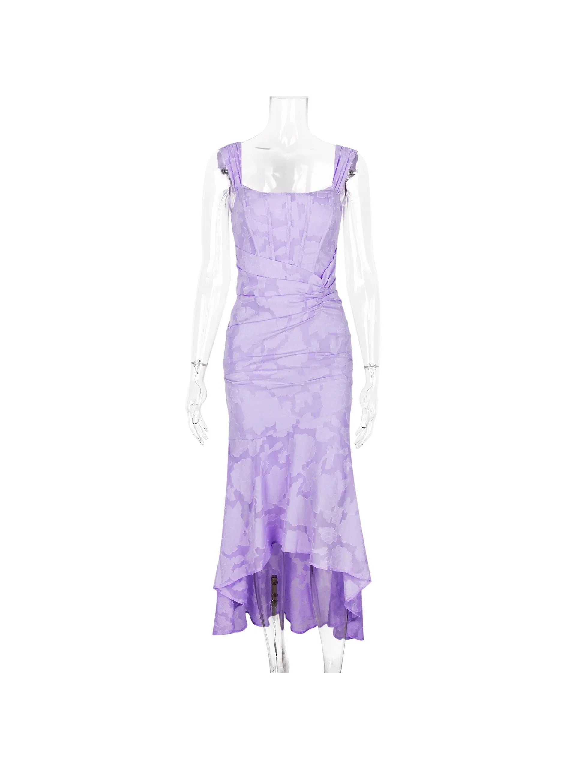 Bardot Off Shoulder Mermaid Maxi Dress