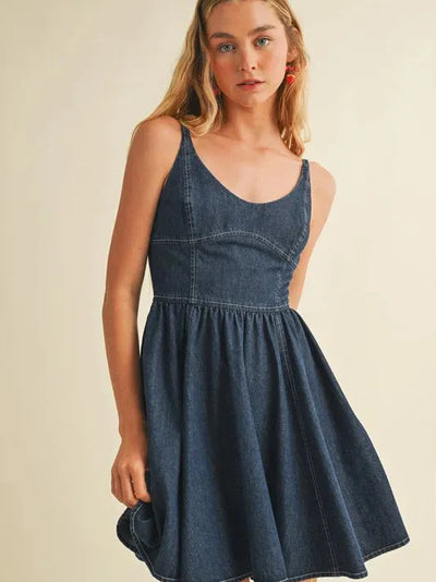 Camila Denim Swing Dress