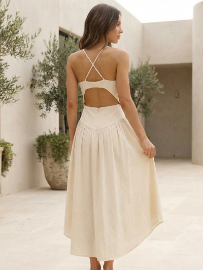 Breeze Cut-Out Midi Dress