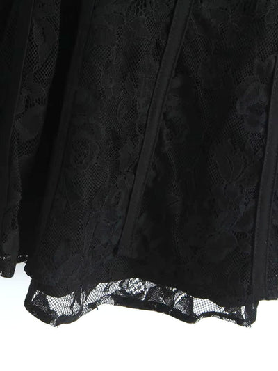 Gloria Lace Bustier A Line Short Dress