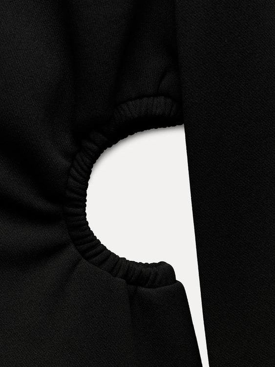 Lapel Collar Cutout Blazer