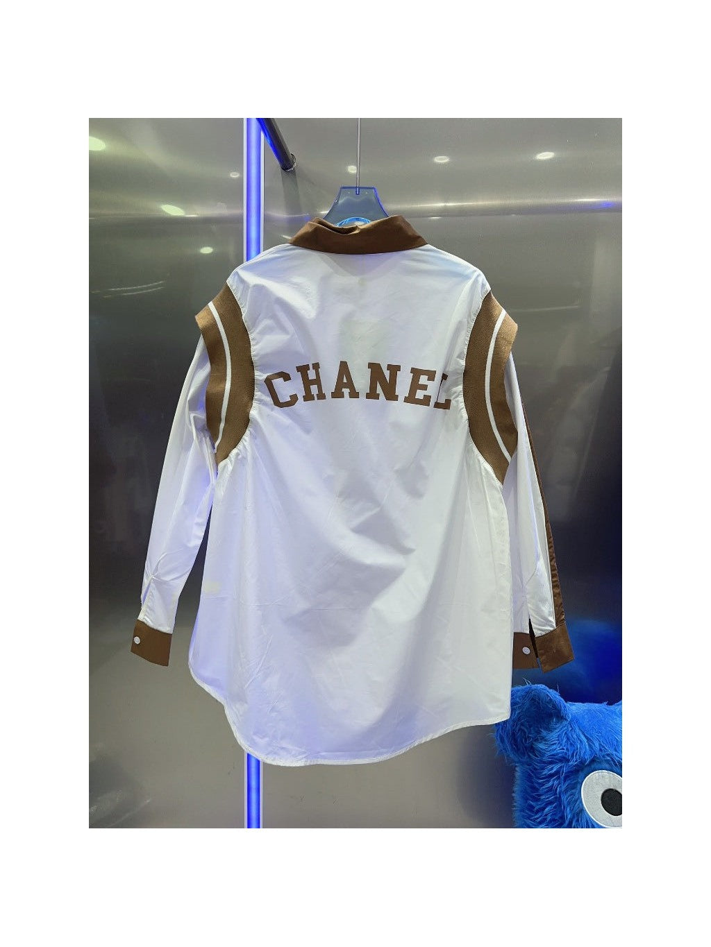 CH  Print White Cotton Shirt